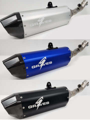 CRF450L/RL'19-25 Graves Aluminum Slip-On Exhaust